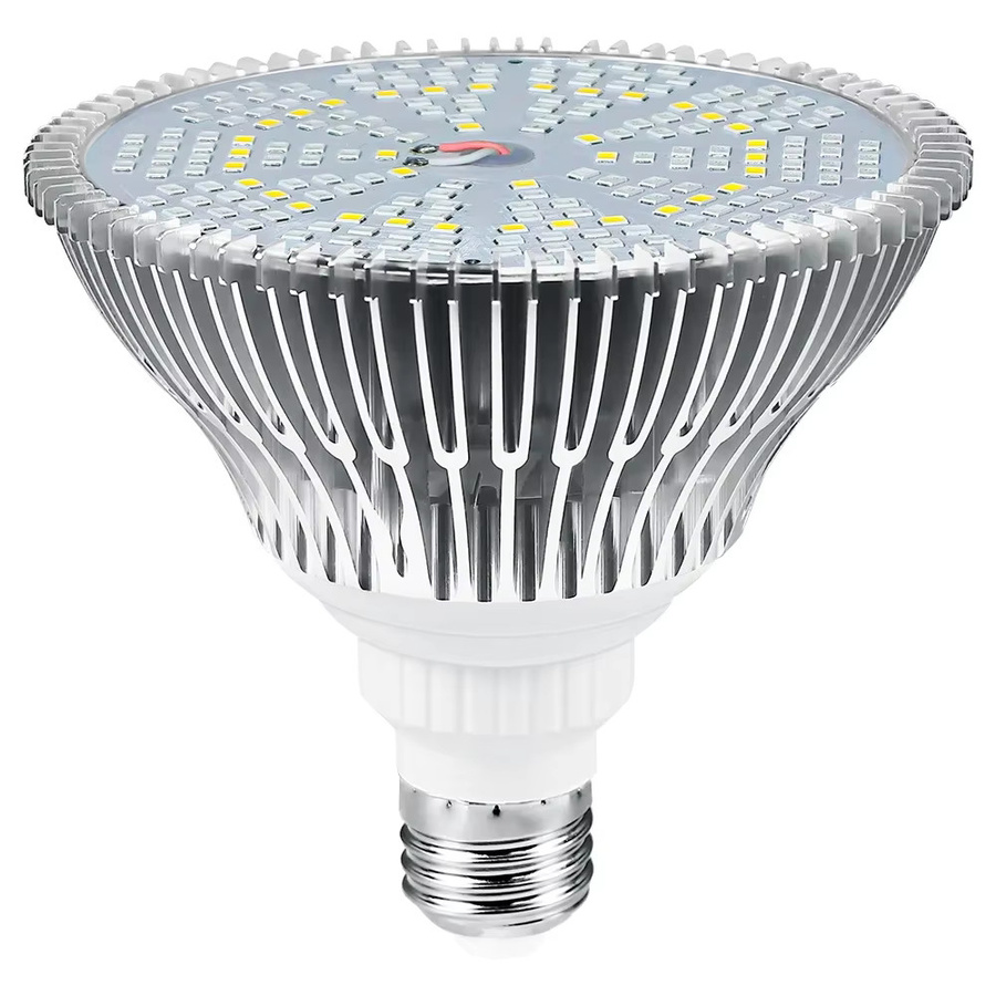 150W LED Pflanzenwachstumslampe E27 Vollspektrum Pflanzenkultivierungslampe in Silber für Indoor-Blumen- und Topfpflanzen sowie hydroponische Ergänzungsbeleuchtung - Bild 4