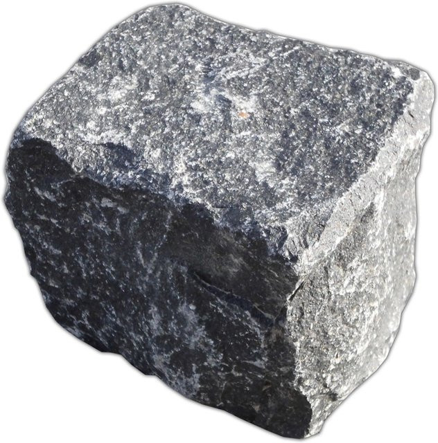 Eurostone Basalt Pflasterstein Schwarz allseits gespalten B: 8 cm, T: 10 cm - Bild 1