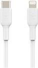 Belkin USB-C auf Lightning Kabel, 2 m, Weiß (CAA003BT2MWH) - Bild 1