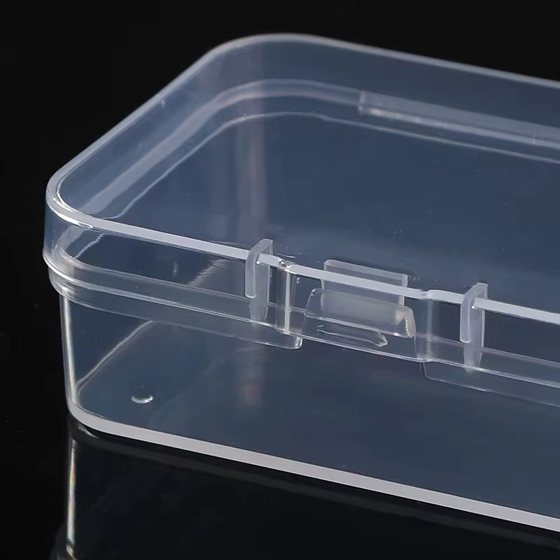 TAANY Transparente Kunststoff-Aufbewahrungsboxen im 6er-Set als quadratische Organizer für Bastelbedarf, Schmuck und Werkzeug - Bild 2