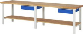 Rau Werkbank 7001A7 mit 1 Schublade, mehrfarbig, B/T/H: 300 x 70 x 84 cm - Bild 1