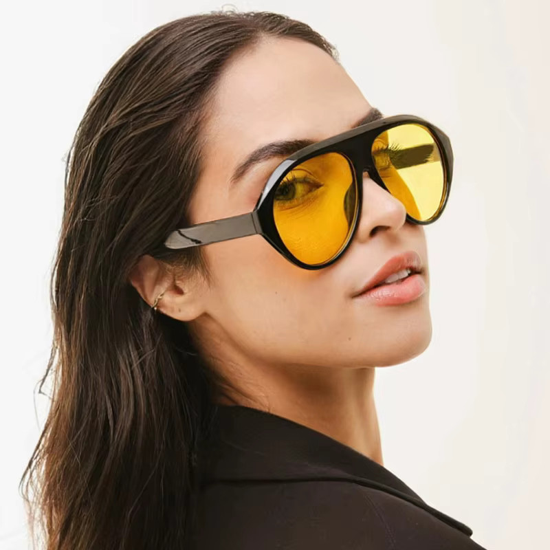 Julyrays Korrektionsbrille, oval, Vollrand, Kunststoff, schwarz, Damen - Bild 4