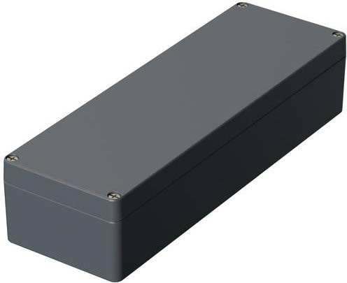 Bopla EUROMAS A 124 Industrie-Gehäuse aus Aluminium in Silber-Grau, B/T/H: 360 x 120 x 81 mm - Bild 1