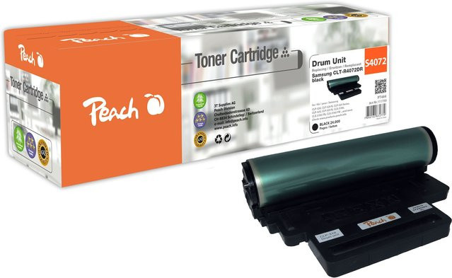 Peach S4072 Trommeleinheit für Samsung CLT-R407/SEE und CLP-320, CLP-320 N, CLP-325, CLP-325 N, Schwarz, wiederaufbereitet - Bild 1