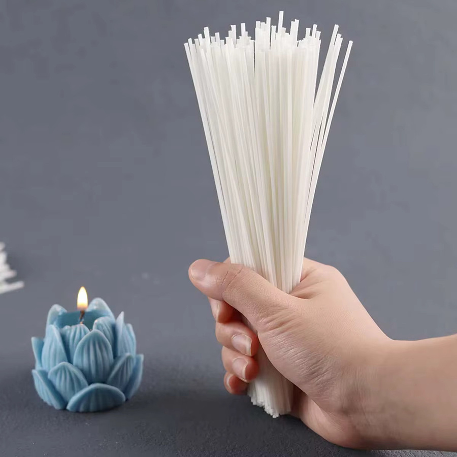 UDOCOOL 100er Set gewachste Baumwoll-Kerzendochte in Weiß für Sojawachs und Kerosinlampen, Durchmesser: 8 cm, 10 cm, 12 cm, 16 cm, 18 cm und 20 cm - Bild 3