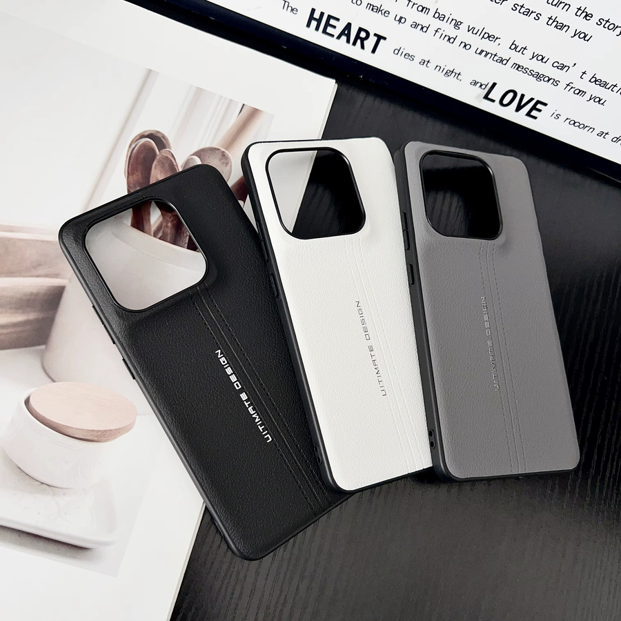 Motorola Signature Case Matte Hard Leather Schutzhülle für Motorola Edge 70 Ultra und X70 Air Pro in Weiß - Bild 1