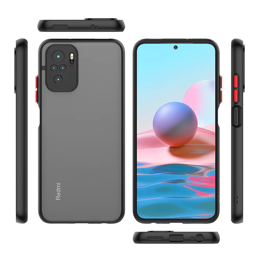 Stoßfeste Rüstung Schutzhülle für Xiaomi Redmi Note 10 11 12 Pro 5G 10C 10A 9A 9C 12C in Schwarz und Grün - Bild 1
