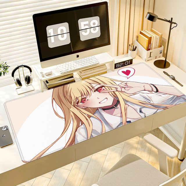XXL-Mauspad Marin Kitagawa Schreibtischunterlage Multicolor B/T: 900 x 400 mm - Bild 1