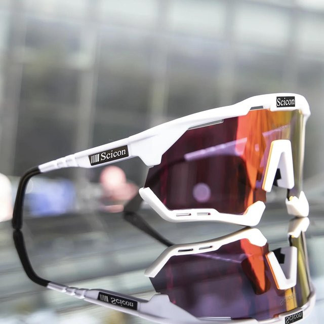 SCICON Sportsonnenbrille, polarisiert, Unisex, black, Vollrand - Bild 1