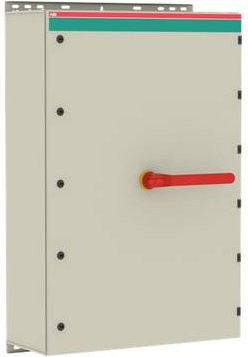 ABB OT1250ELRR3AZ Sicherheitsschalter 1250A 1000V in Rot und Grau - Bild 1