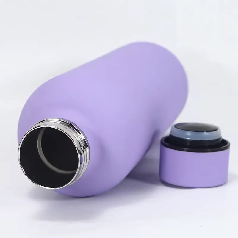 Feeyue Thermoskanne aus Edelstahl mit individuellem Logo, Isolierflasche für Outdoor und Sport, Pink, 500 ml oder 750 ml - Bild 2