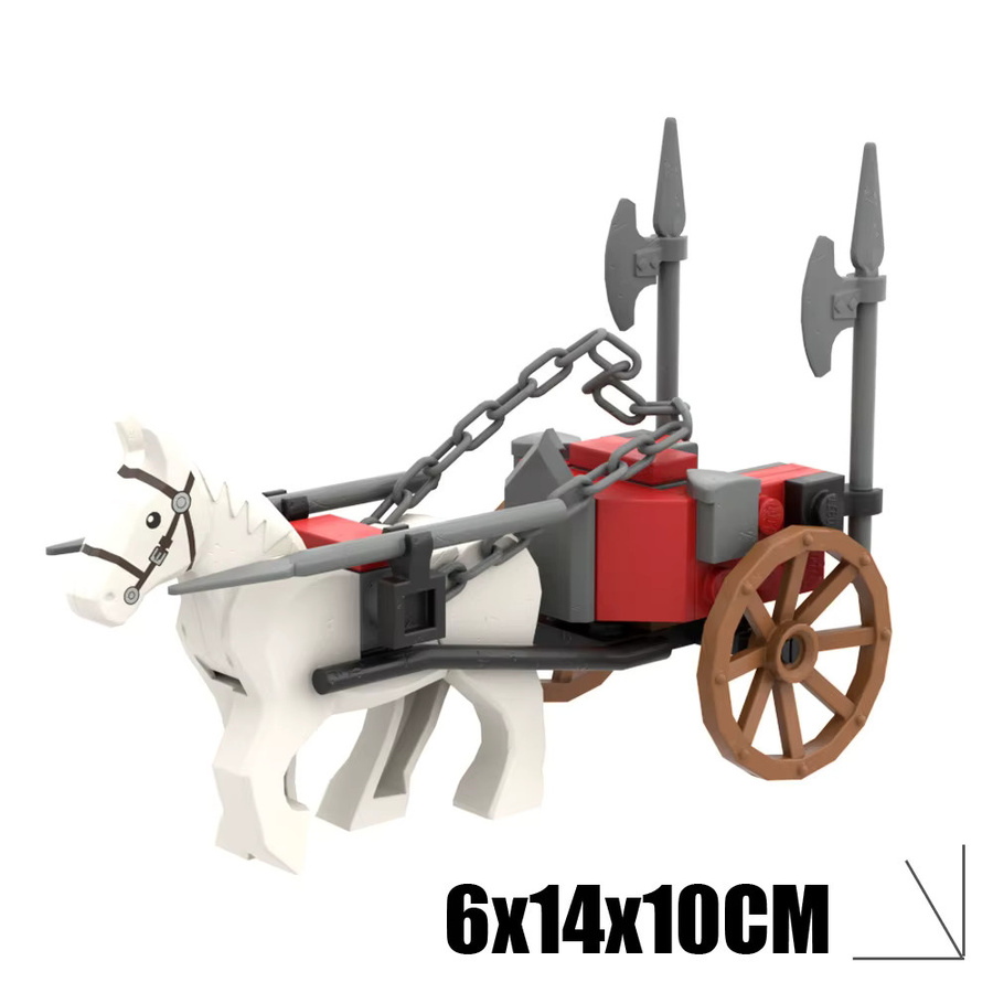 BRICKPANDA Ritterkutsche, MOC Bausatz, Ritter, Bausteine - Bild 2