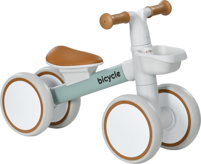 AIYAPLAY Kinder Laufrad Lauffahrrad, ab 1 Jahr, Grün und Weiß - Bild 1