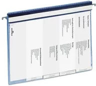 DURABLE Personalhefter aus Kunststoff für A4 in Blau und Transparent - Bild 1