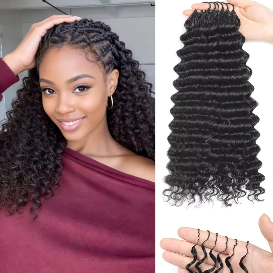 Dula A Hair Feder-Haarverlängerungen aus Echthaar, lockere Wellen - Bild 7