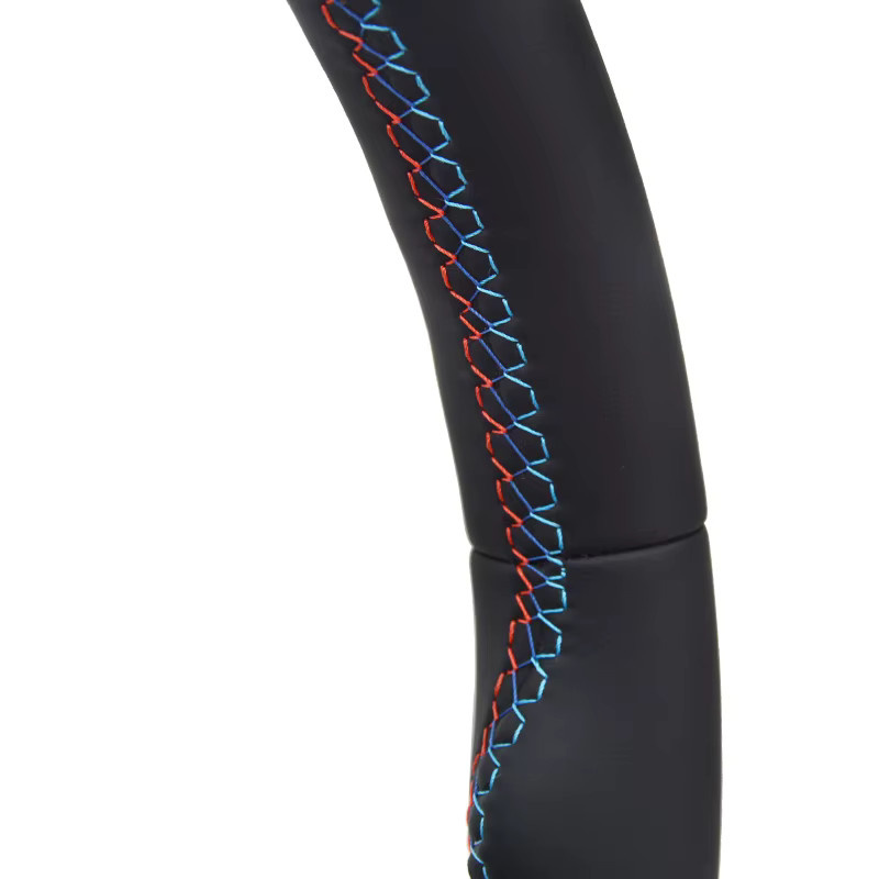 M Sport Lenkrad in Schwarz aus PU-Leder mit Schaltwippen passend für BMW 2er 3er 4er Serie F30 F31 F32 F33 F34 F36 F44 - Bild 5