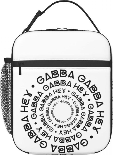 Fancy Style Studio Ramones Isolierte Lunchtasche für Damen und Kinder, Auslaufsichere Thermische Lunchbox in Weiß - Bild 1