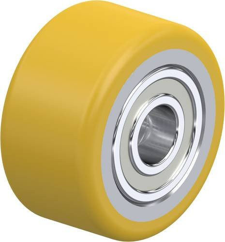Blickle Kunststoff-Rad VSTH 75/20K in Braun und Gelb mit Durchmesser: 75 mm und einer Tragfähigkeit von 270 kg - Bild 1