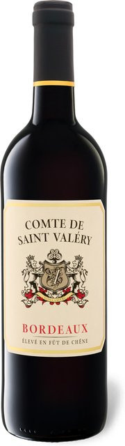 Comte de Saint Valéry Bordeaux AOP Rotwein trocken 2023 0,75 l - Bild 1