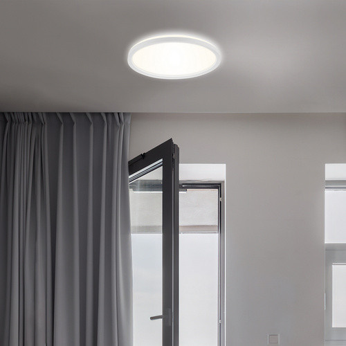 Briloner LED Panel SLIM Einbauleuchte in Weiss, Durchmesser: 29,3 cm, 18 W - Bild 2