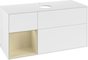 V&B Waschtischunterschrank Finion in Weiß lackiert, Breite: 120 cm, Tiefe: 50,1 cm, Höhe: 50,1 cm - Bild 1