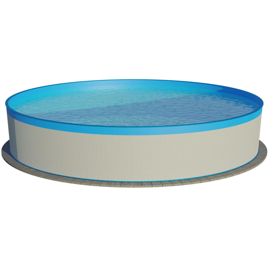 Planet Pool Rund Stahlwandpool in Weiß und Blau, Durchmesser: 360 cm, Höhe: 84 cm - Bild 2