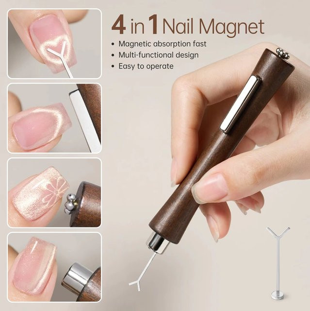 Misscheering Magnetischer Nail Art Stick, 2 Stück, Y-Form für Cat Eye Effekt - Bild 1
