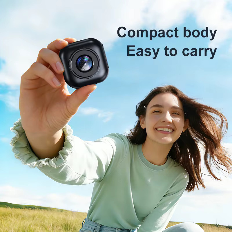 Lenovo Action-Kamera in Schwarz mit 2K HD Auflösung für Videoaufnahmen beim Radfahren und Tauchen - Bild 3