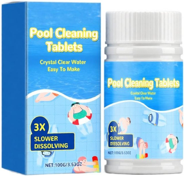 FOXER Chlor Tabletten zur Poolreinigung und Desinfektion in Blau - Bild 1