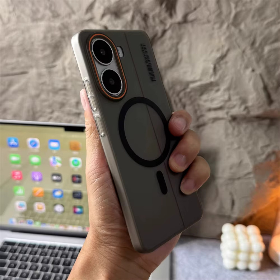 Transparente PC-Schutzhülle für Xiaomi POCO X7 Pro F7 Ultra X6 X5 F6 M6 5G mit Magnetfunktion für Wireless Charging - Bild 3