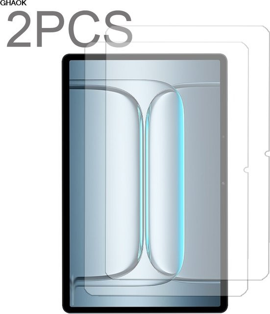 2er-Pack Displayschutzfolie aus gehärtetem Glas für OnePlus Pad 3, Pad 2 Pro und Pad Go, transparent - Bild 1