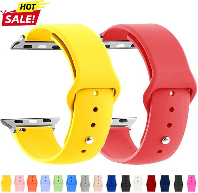 CHIICSMART Uhrenarmband Silikon, Bunt, Unisex - Bild 1