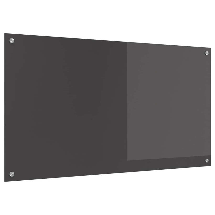 vidaXL Küchenrückwand aus gehärtetem Glas in Dunkelgrau, B: 60 cm, H: 110 cm, T: 0,6 cm - Bild 2