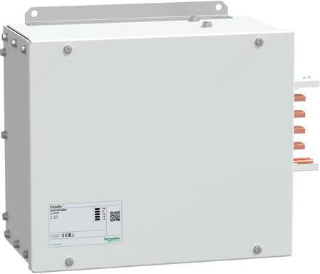 Schneider Electric KSA400AB4 KSA Endeinspeisung für Verteiler, 400A, Links- und Rechtsmontage, Weiß - Bild 1