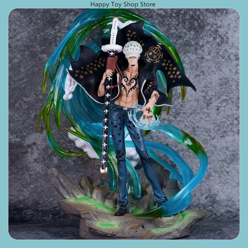 Bandai One Piece Trafalgar Law Dream Ver Oka Shichibukai Anime Figur mit leuchtender Szene, Höhe: 43 cm, Multicolor - Bild 2