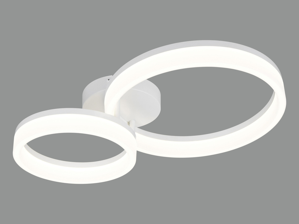 LED-Deckenleuchte Scope von Reality Leuchten in Weiß, 22W, 4000K, 3000lm, B/L: 51 x 33 cm - Bild 1