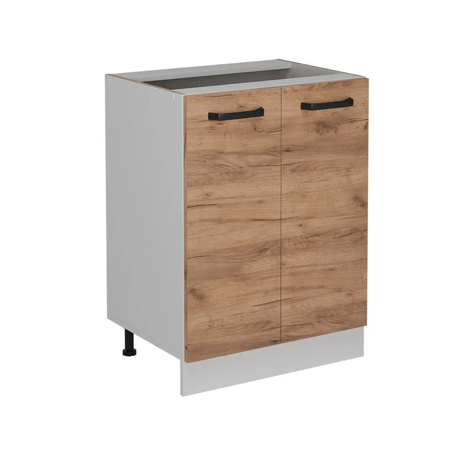 Vicco Küchenunterschrank R-Line Goldkraft Eiche und Weiß, B/T/H: 60 x 46 x 81,6 cm - Bild 2