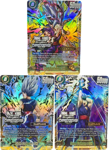 Bandai Dragon Ball Son Gohan Championship Sammelkarten, Spielzeug - Bild 1