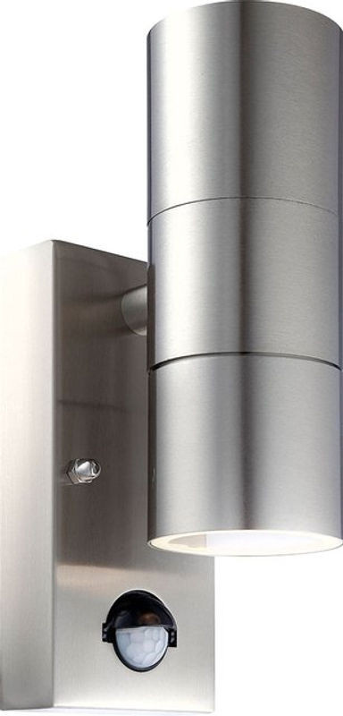 Globo Wandleuchte Style aus Stahl und Metall in Beige und Edelstahl mit GU10 Fassung - Bild 1