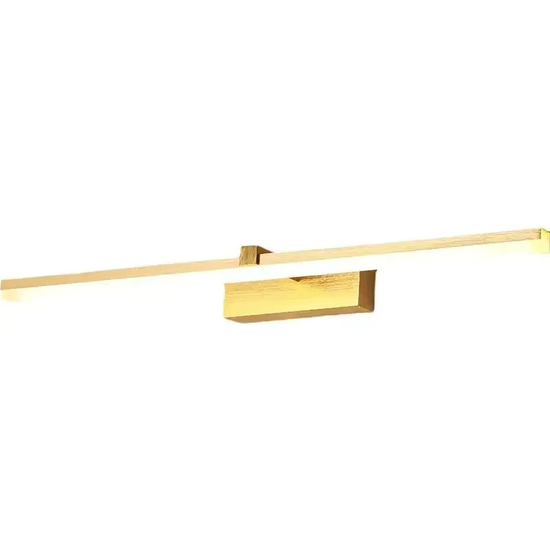 Minimalistische LED Badezimmer Wandleuchte in Gold/Messing mit COB Linear-Effekt von ludengchaoshi - Bild 4