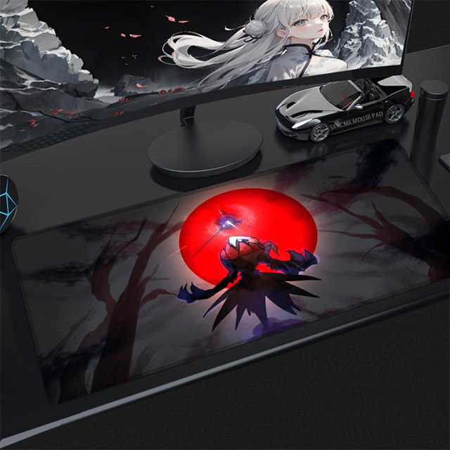 Bandai Pokemon Darkrai Gamer Mauspad Multicolour Große Tastaturunterlage für deinen Schreibtisch - Bild 1