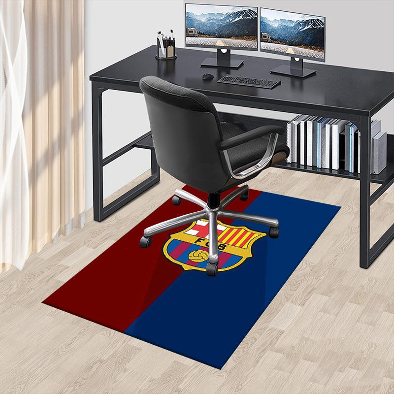 FC Barcelona Rutschfester Teppich von Yun Home, Modernes Design, Multicolour, B/T: 90 x 60 cm - Bild 3