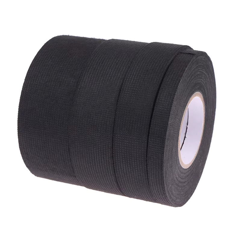 Selbstklebendes Fuzzy-Fleece-Isolierband in Schwarz, 15 Meter hitzebeständiges Kabelbaumband für elektrische Verpackungen im Innenbereich - Bild 2