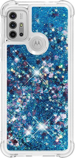 Glitzernde Flüssigkeit-Handyhülle für Motorola Moto G30, G20, G10, G Pure und Moto G Power 2021 in Multicolour und Transparent mit Treibsand-Effekt - Bild 1