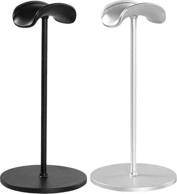 Alloet Headset-Halter in Schwarz, rutschfester Kopfhörer-Ständer mit abnehmbaren Aufhängern für Airpods Max, Beats, Bose und Sennheiser - Bild 1