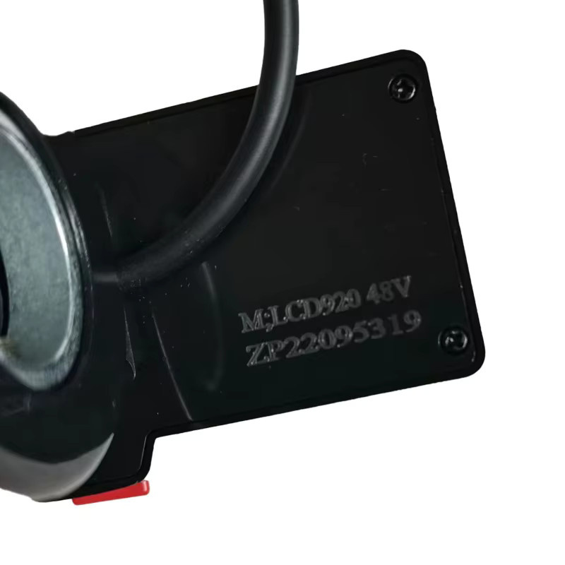 Kugoo Z-920 6-poliges Armaturenbrett-Display und Gasgriff-Set für Kugoo M4/Pro E-Scooter, 48 V LCD-Tachometer in Schwarz - Bild 3