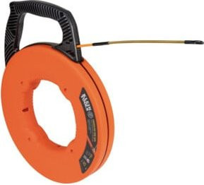 Klein Tools Glasfaser Einziehband mit Stahlkopf in Orange, 15,2 m - Bild 1