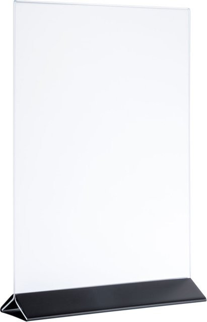 APS Kartenhalter für DIN A4 in transparent/schwarz, Maße L x B x H: 10,5 x 7 x 17 cm - Bild 1
