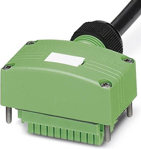 Phoenix Contact Sensor/Aktorbox SACB-C-H180-4/ 8-10,0PUR SCO 1516603 passiv Anschlusshaube mit Zuleitung in Grün - Bild 1