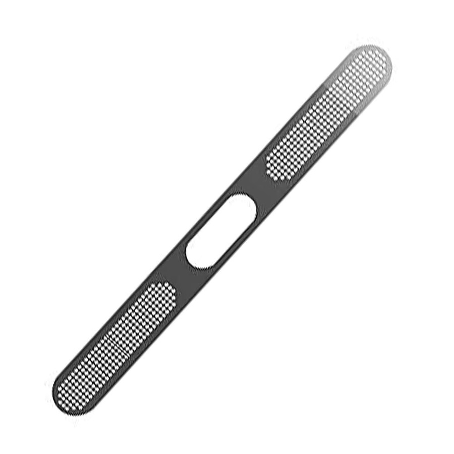 2er-Set Metall Staubschutz-Netz Aufkleber für Apple iPhone 17 Pro und iPhone 17 Pro Max in Silber - Bild 4